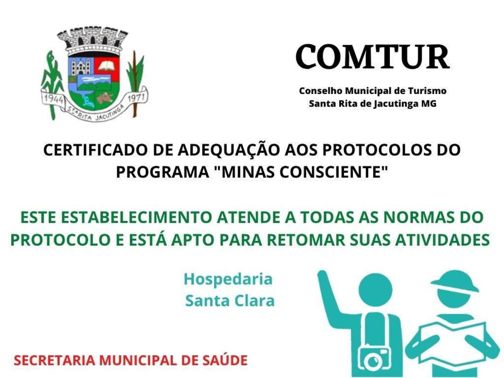 Pousada Hospedaria Santa Clara Santa Rita de Jacutinga Eksteriør bilde